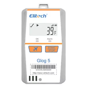 Elitech Temperature Data Logger 4G Single-Use 32000 Point PDF/CSV Report Glog 5T - Picture 1 of 8