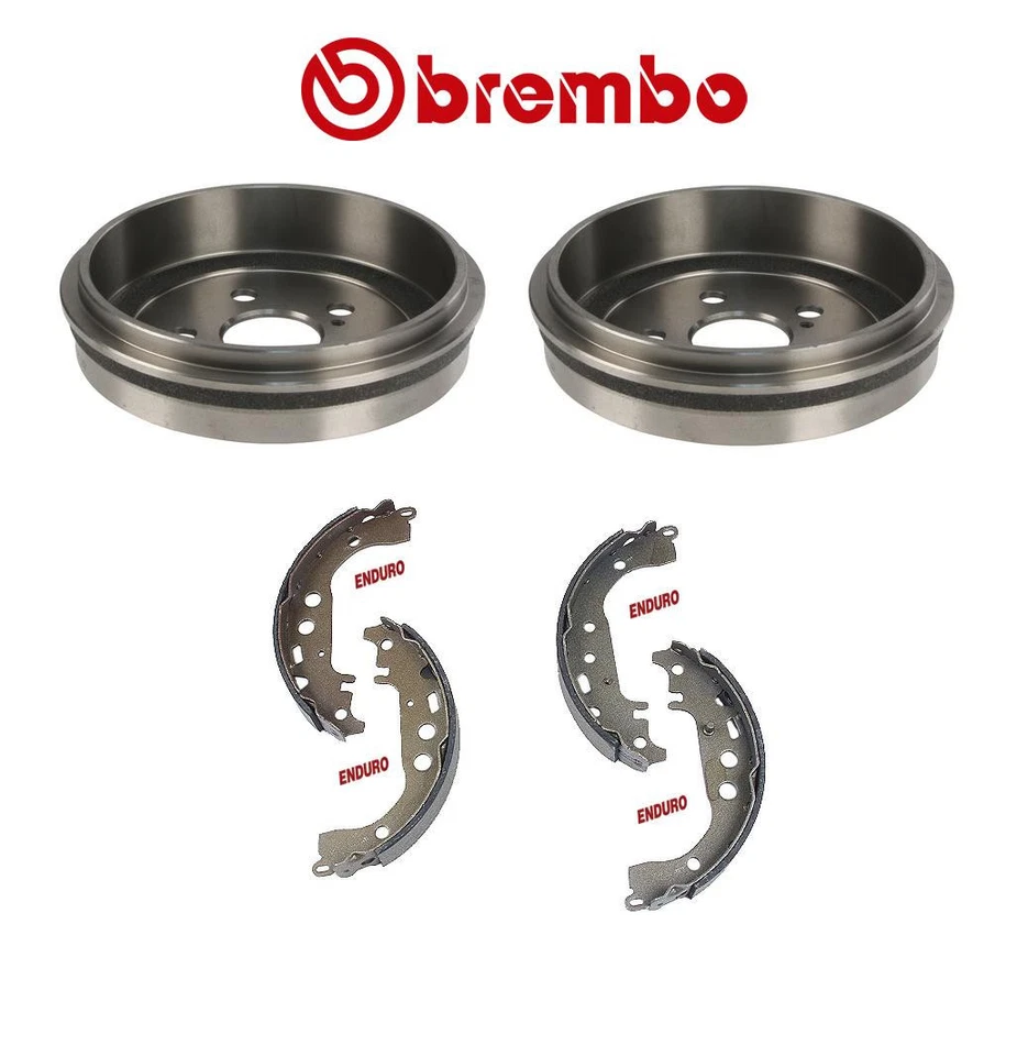 FOR Toyota Celica Corolla Prius Brembo Rear Brake Drums + Shoe Kit 21137  753  - Image 1 of 1