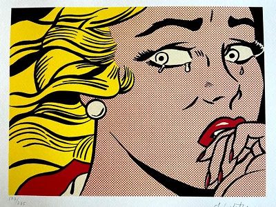 Litografía Roy Lichtenstein certificado de autenticidad original firmada numerada a lápiz limitada Foto 1 de 4