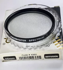 55mm Diffuser Glass Lens Filter 55 mm Diffused Soft Softer Look Diffusion E-55 - Picture 1 of 5