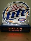 Miller Lite Beer Lit Light Up Led Ticker Retail Sign Rare!