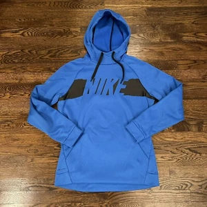Nike Men's Pullover Blue Hoodie Size Medium Therma Fit - Bild 1 von 6