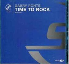 Gabry Ponte: Time To Rock PROMO w/ Artwork MUSIC AUDIO CD USA Edit Extended DJ 