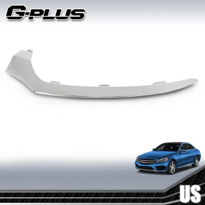 Front Bumper Trim Molding Left Side Fit For 2015-2018 Mercedes-Benz C300/C400 - Image 1 of 4