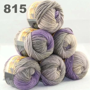 6Balls x 50g Chunky DIY Needle crafts Hand-Woven Knitting Scores Wool Yarn 15 - Picture 1 of 24