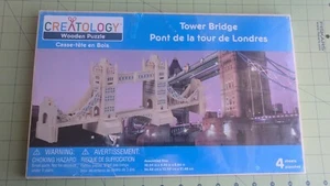 Sealed CREATOLOGY 3D Wooden Tower Bridge London Brand New - Picture 1 of 2