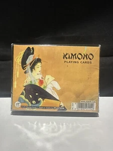 PIATNIK Double Deck Kimono Geisha Asian Art Theme Playing Cards Austria SEALED - Picture 1 of 4