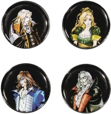 Castlevania Symphony of the Night 4 Piece Button Pin Set