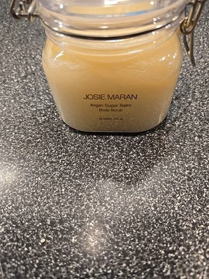 Josie Maran Body Scrub Peppermint Bark. 10 Oz - Image 1 of 2