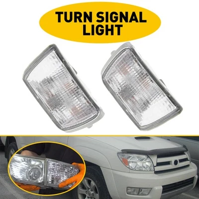 Para 2003-2005 4Runner Toyota Canto Frontal Transparente Estacionamento Luz de Seta com Lâmpada - Imagem 1 de 4