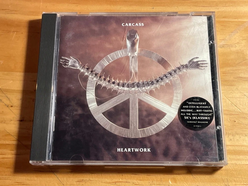Carcass – Heartwork CD Earache / Columbia 1994 CK 57525 US original hype sticker - Image 1 of 3