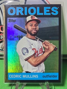 Tablero de aluminio negro Cedric Mullins 2025 TOPPS Archives 31 - Imagen 1 de 2