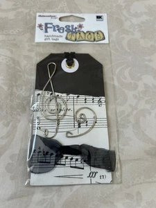 EK Success Rebecca Sower Designs frische Etiketten handgefertigte Geschenkanhänger Nachtmusik neu - Bild 1 von 2