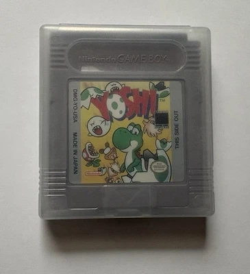 Nintendo Game Boy Yoshi game cartridge with protective case - Image 1 of 3