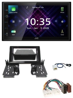 JVC DAB 2DIN MP3 Bluetooth USB Autoradio für Toyota Prius ab 2016 schwarz - Bild 1 von 4