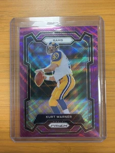 Panini Prizm Kurt Warner Purple Wave Prizm 2023/99 #166 RAMS - Imagen 1 de 2