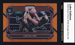 2023 Panini Prizm WWE Orange Luke Gallows /99 #3 MBA AUTH - Picture 1 of 2