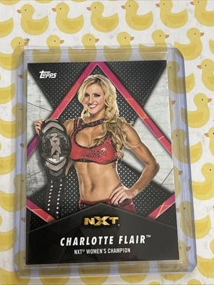 Charlotte Flair WC-12 2018 Topps WWE WOMEN'S DIVISION lucha libre nxt campeón Foto 1 de 2