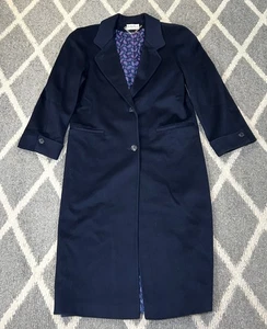 Ashley Scott Mantel Damen 100% Wolle Overcoat USA gefüttert Vintage Größe M - Bild 1 von 4