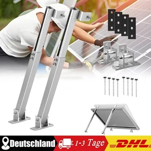 Aufständerung Solar Halterung Wandmontage Bodenhalterung Befestigung Verstellbar - Bild 1 von 15