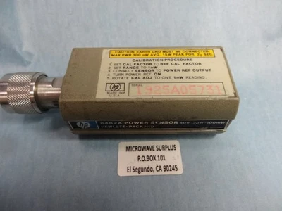 HP 8482A POWER SENSOR 100 kHz - 4.2 GHz .3uW-100mW TESTED GOOD - COSMETICS? - Image 1 of 4