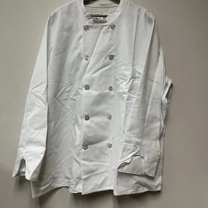 Camisa de Chef Red Kap Unisex XXL 2XL Blanca Nueva Sin Etiquetas - Imagen 1 de 6