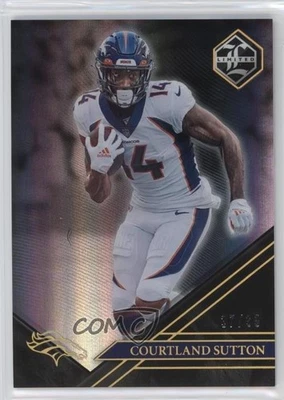 2022 Panini Limited Gold Spotlight /99 Courtland Sutton #34 - Image 1 of 2