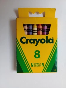 Vintage 8 Boxed Crayola Wax Crayons by Binney & Smith England Used Collectible - Picture 1 of 3