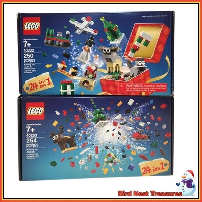 Lot of 2 LEGO 40222 CHRISTMAS BUILD-UP  & 40253 CHRISTMAS BUILD-UP (2016 & 2017) - Image 1 of 4