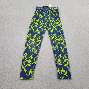 Under Armour HeatGear Girls Leggings YMD Medium Fitted Performance Camouflage - Picture 1 of 14