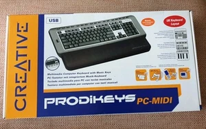 Creative Labs Prodikeys PC-MIDI CF0040 Combined Music & UK QWERTY Keyboard USB - Picture 1 of 7