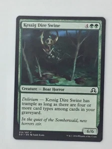 Magic The Gathering Kessig Dire Criatura porcina Jabalí Horror 214/297 Sombras sobre Innistrad Kang - Imagen 1 de 24