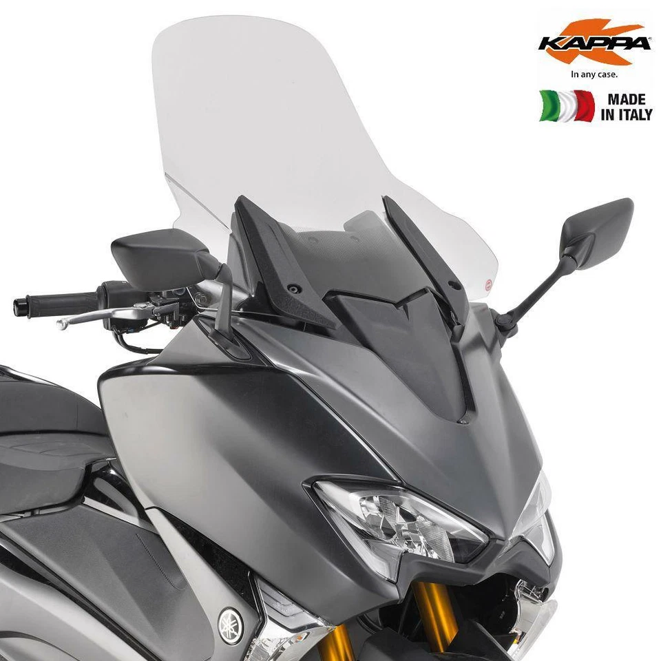 Parabrezza alto Kappa pronto montaggio Yamaha Tmax T-max (17)