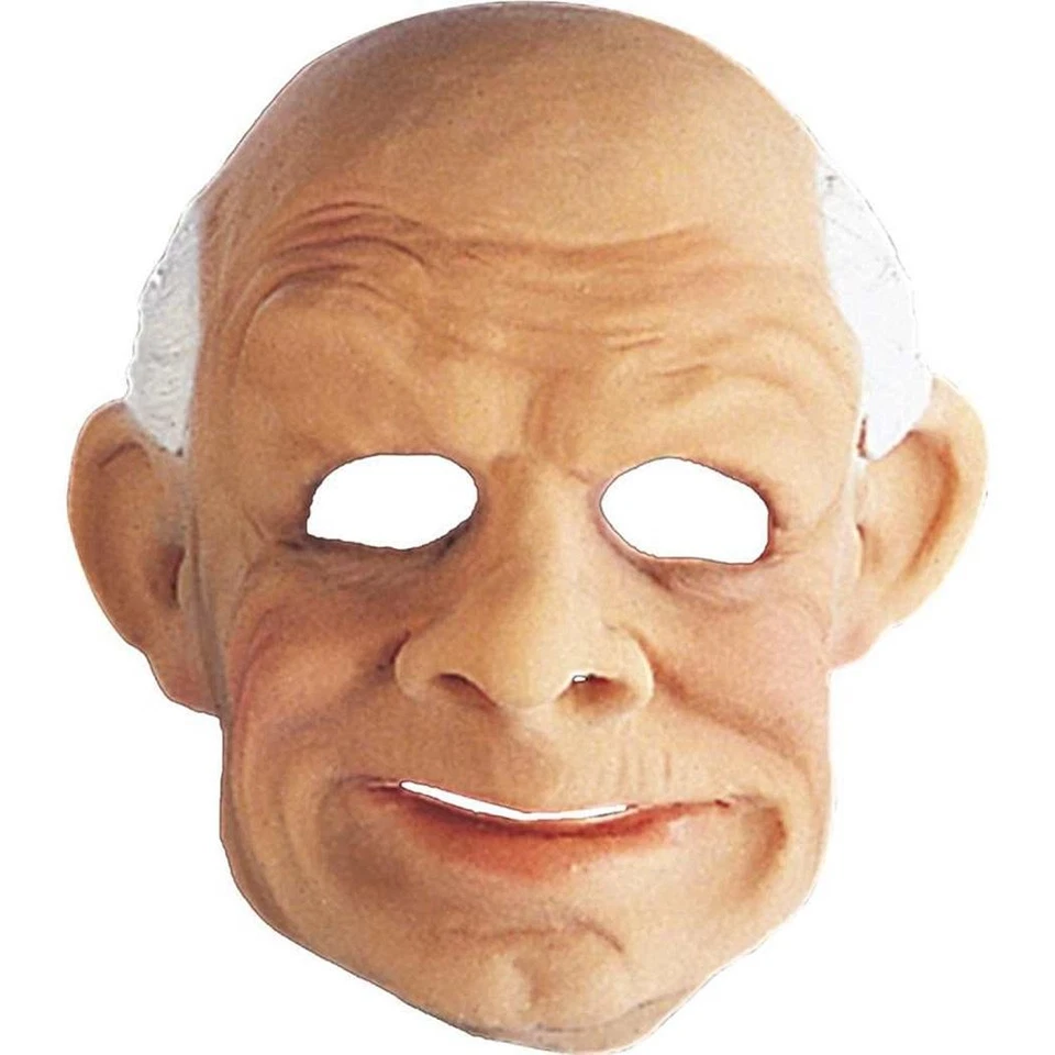 Gramps Latex Mask Old Man Fancy Dress Up Halloween Adult Costume Accessory - Image 1 of 1