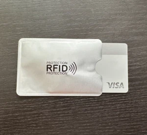 RFID - Schutzhülle für Kreditkarte, Girocard, Bankkarte - Neu - Bild 1 von 3