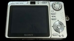 Sony Cyber-shot DSC-W50 6.0MP Digital Camera - Silver