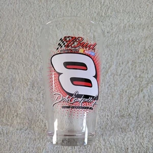 Bicchiere birra Budweiser Racing Dale Earnhardt Jr #8 pinte Bud NASCAR SPEDIZIONE GRATUITA - Foto 1 di 4