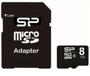 Silicon Power SP008GBSTH010V10SP MicroSD Clase 10 8GB - Imagen 1 de 2