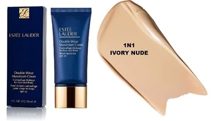 Estee Lauder Double Wear Maximum Cover 1N1 IVORY NUDE Camouflage Makeup 1 OZ NIB - Picture 1 of 1