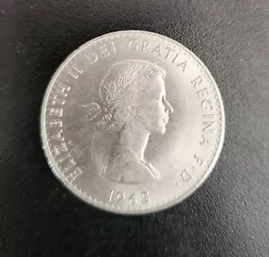 1 crown British coin 1965 Churchill United Kingdom Great Britain world coins - Picture 1 of 2