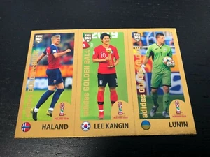 Pegatina de novato 2019-20 FIFA 365 #427 ERLING HAALAND/Kangin/Lunin nueva casi como nueva - Imagen 1 de 2