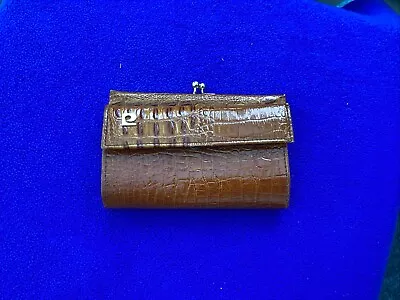 Vintage Pierre Cardin Crocodile Skin Coin Note Ladies Purse Excellent Condition - Image 1 of 4