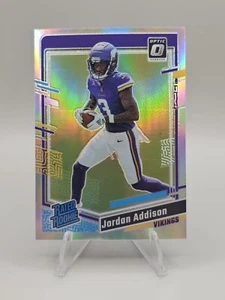 2023 Jordan Addison Panini Donruss Optic #368 Rated Rookie RC 💥 Silver Holo - Picture 1 of 2