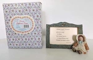 VINTAGE 1998 Priscilla Hillman Sisters and Friends Girl Sitting Picture Frame NW - Picture 1 of 5