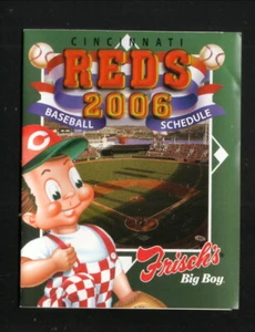 Cincinnati Reds--2006 Pocket Schedule--Frisch's Big Boy - Picture 1 of 2