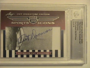 2010 Leaf Icons Art Donovan Baltimore Colts Auto - Bild 1 von 1