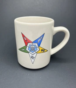 Order Of The Eastern Star Coffee Mug 4” Tall - New - Picture 1 of 6