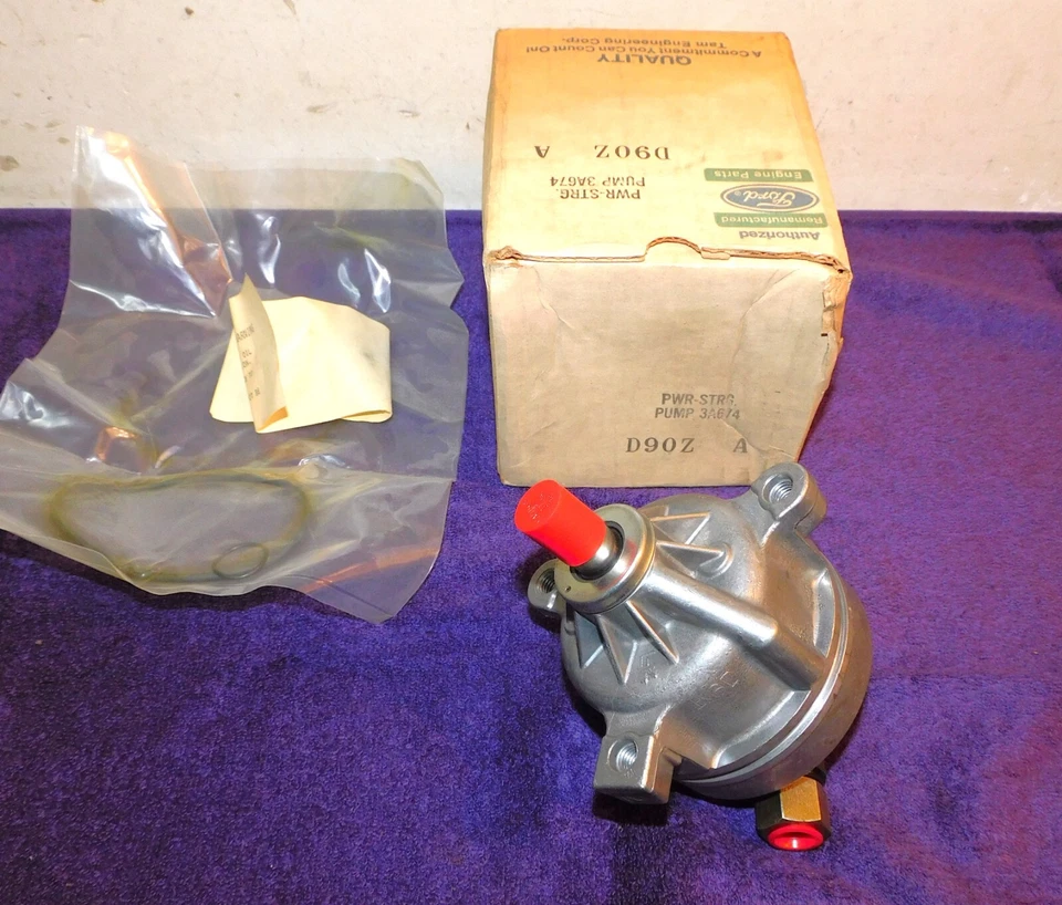 1979 1980 Ford Mustang LTD II Capri Grand Marquis NOS REMAN POWER STEERING PUMP - Image 1 of 4