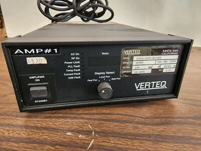 AMPLIFICADOR RF VERTEQ ST800-CC50-M2-QTZ, ENERGÍA MEGASÓNICA/AVANCED Foto 1 de 3