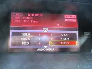 ACURA ILX RADIO DISPLAY SCREEN 2013-2015 WITH NAVIGATION, USED, 39810TX6A01 - Bild 1 von 12